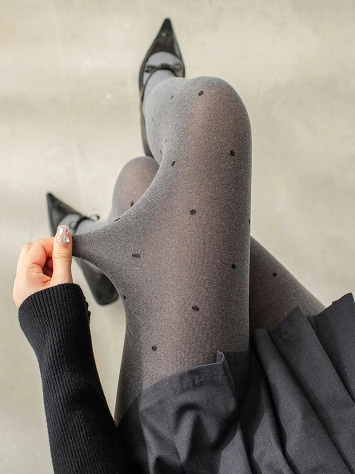 Polka Dot Tights - Wholesalesil