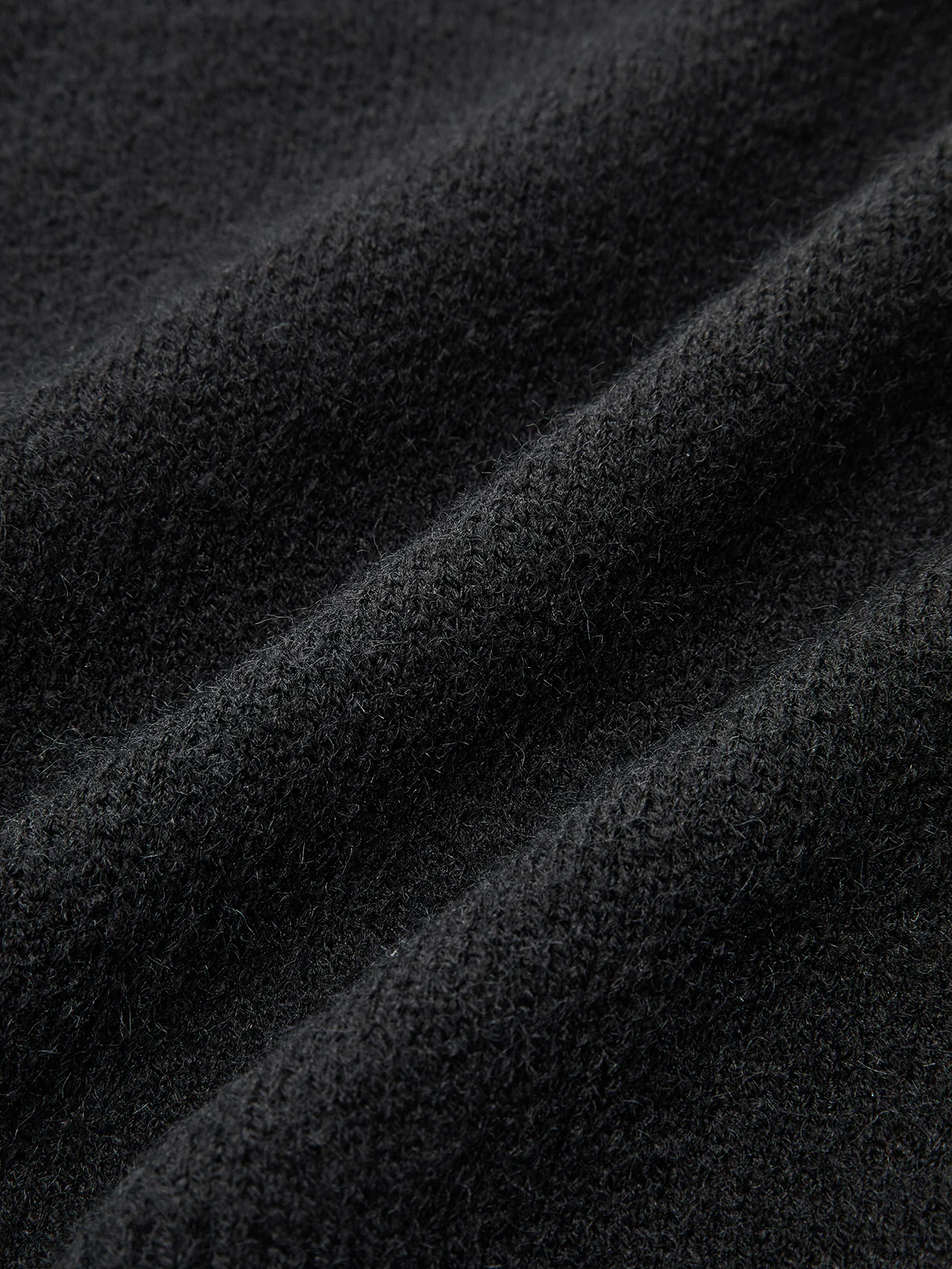 Denim Panel Zipper Cardigan - Wholesalesil