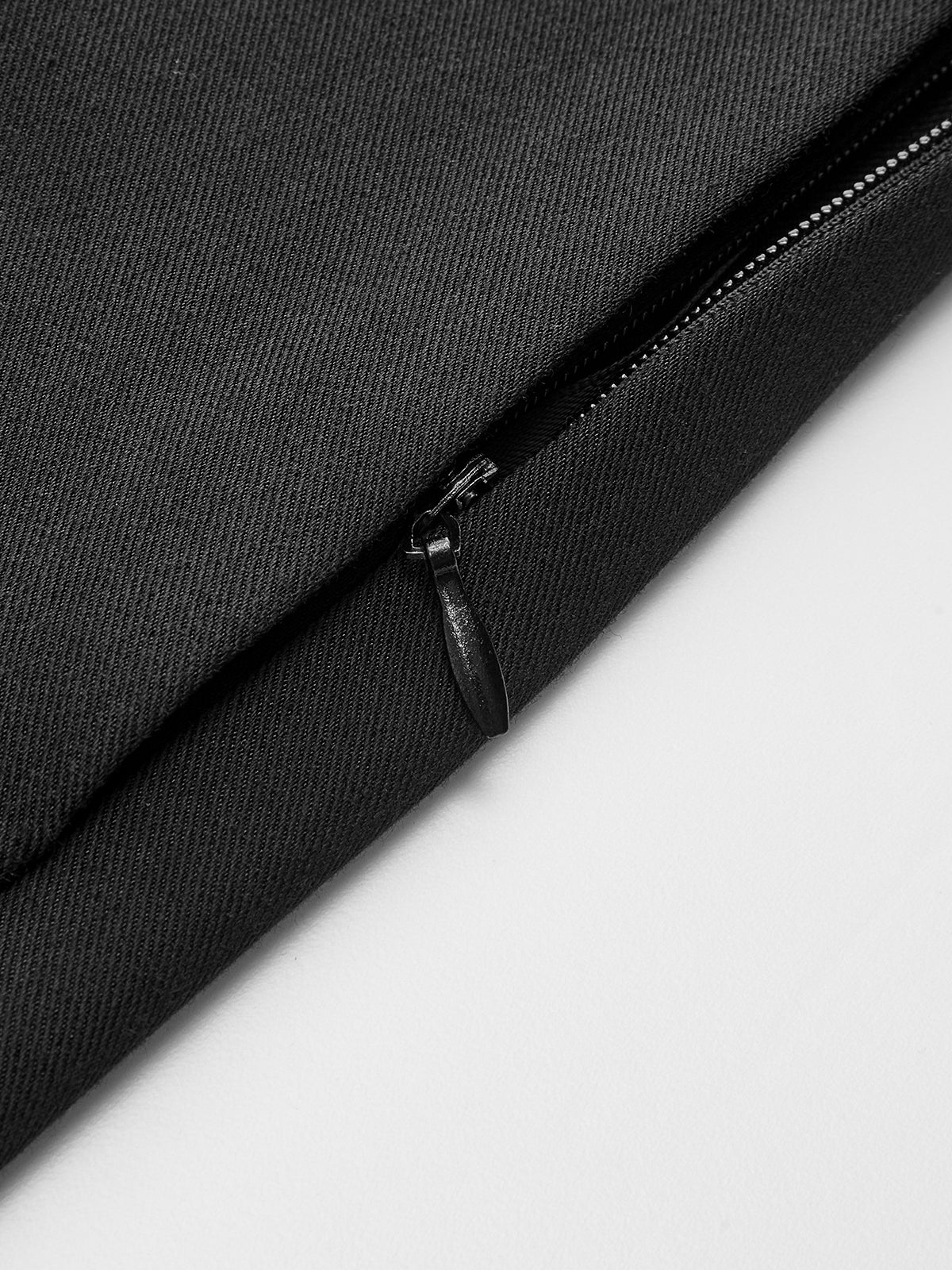 Metal Detail Mid-Waist Pleated Wide-Leg Pants - Wholesalesil