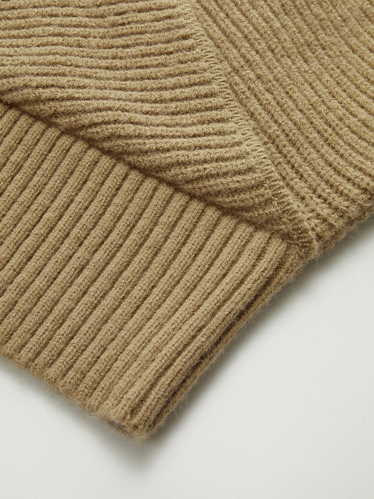 Collared Cut-Out Cross-Front Sweater - Wholesalesil