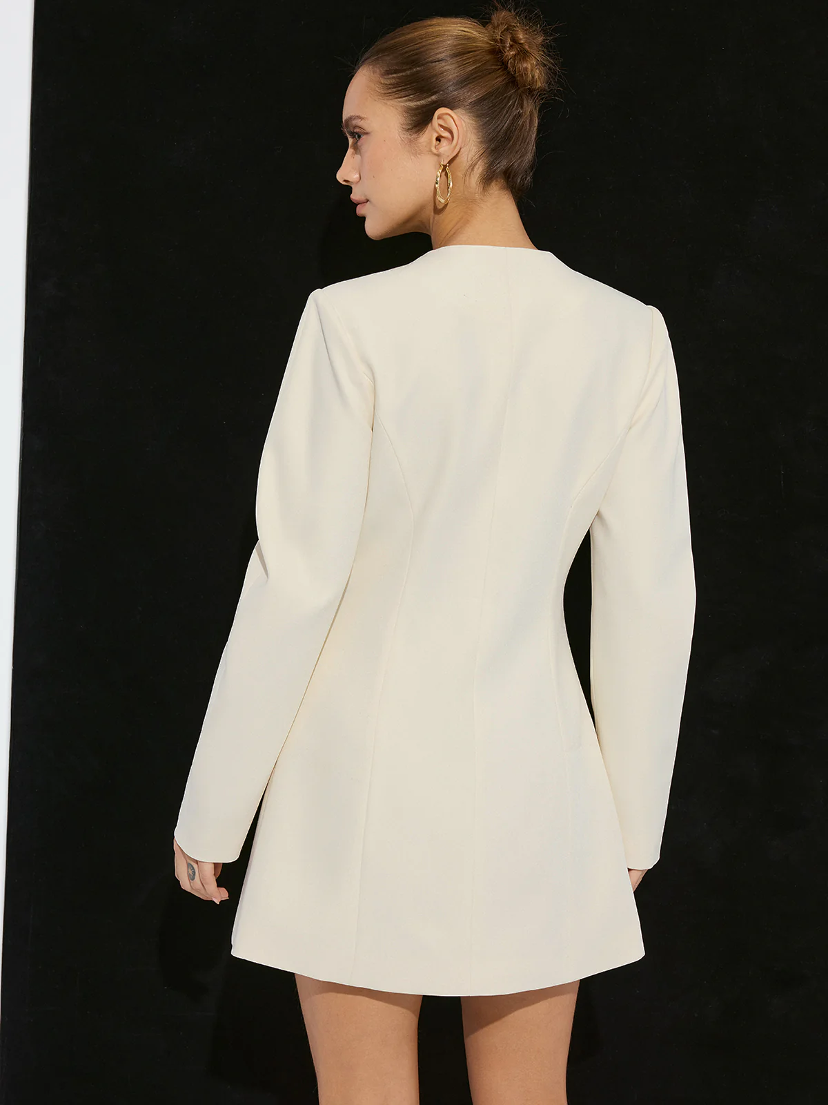 Double-Breasted Mini Blazer Dress - Wholesalesil