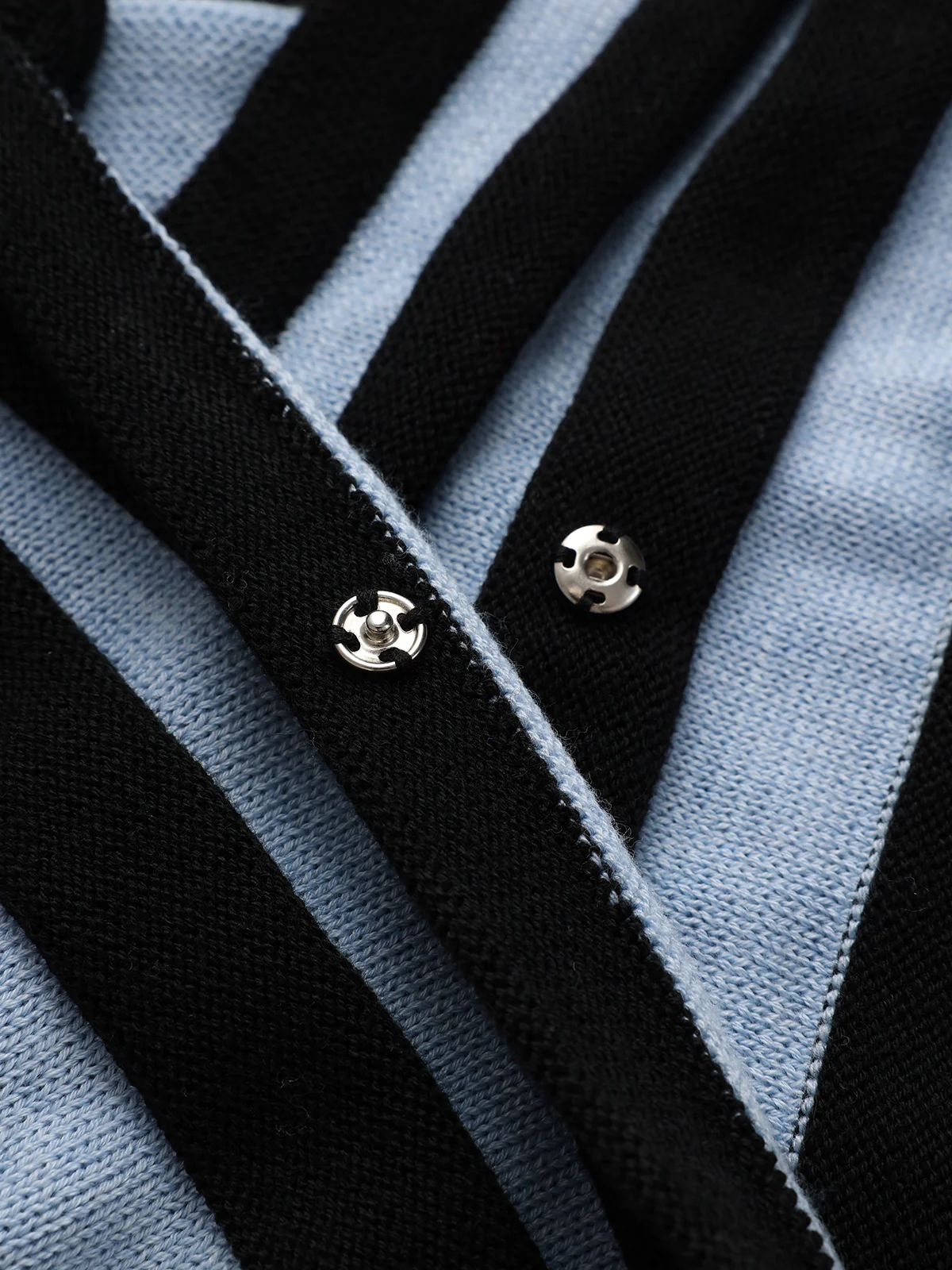 Wool Blend Halter Stripe Knit Top - Wholesalesil