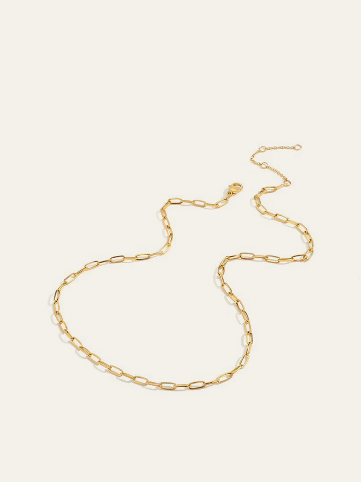 Oval Link Necklace - Wholesalesil