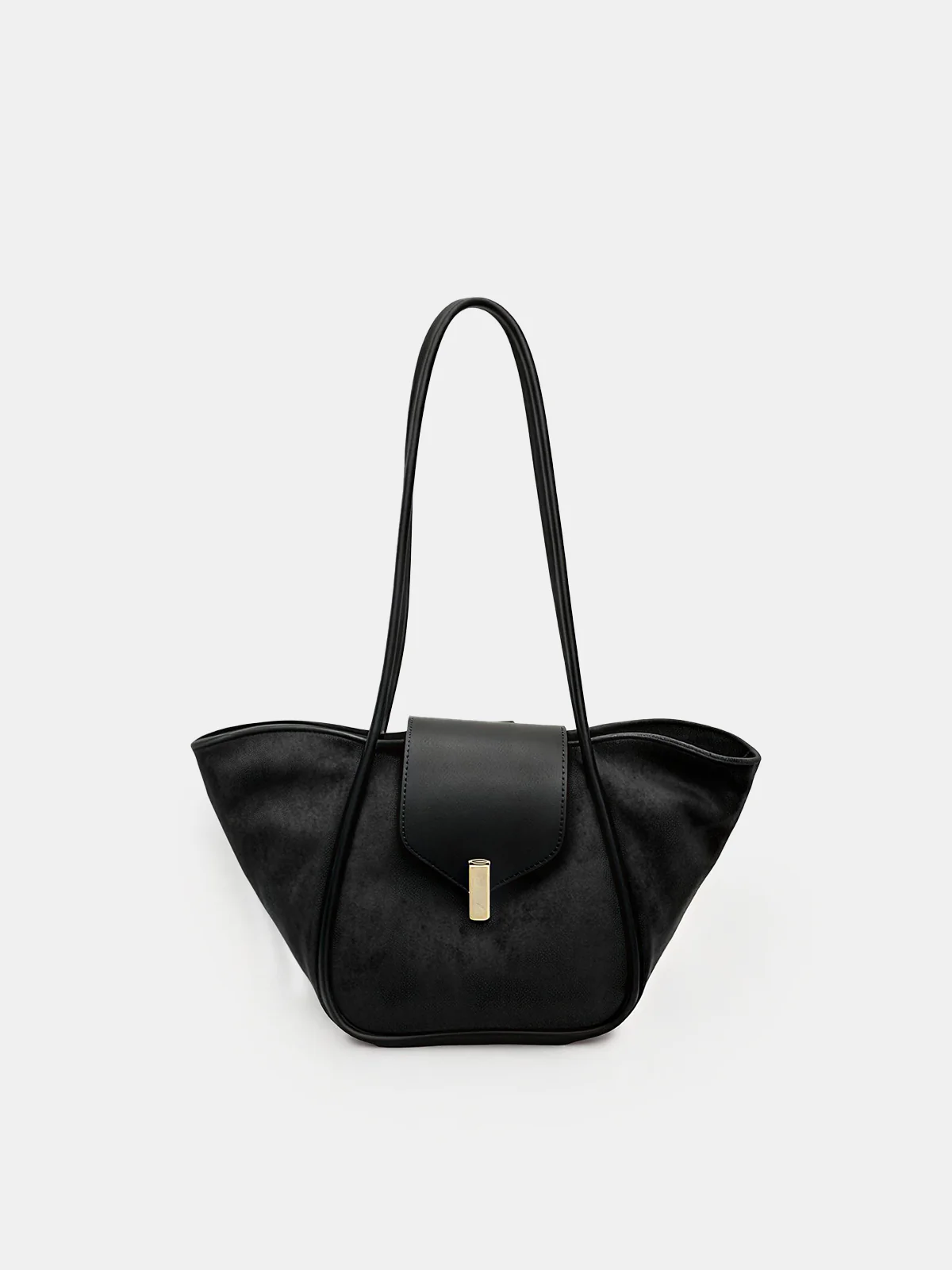 Minimalist Flap Clasp Shoulder Bag - Wholesalesil