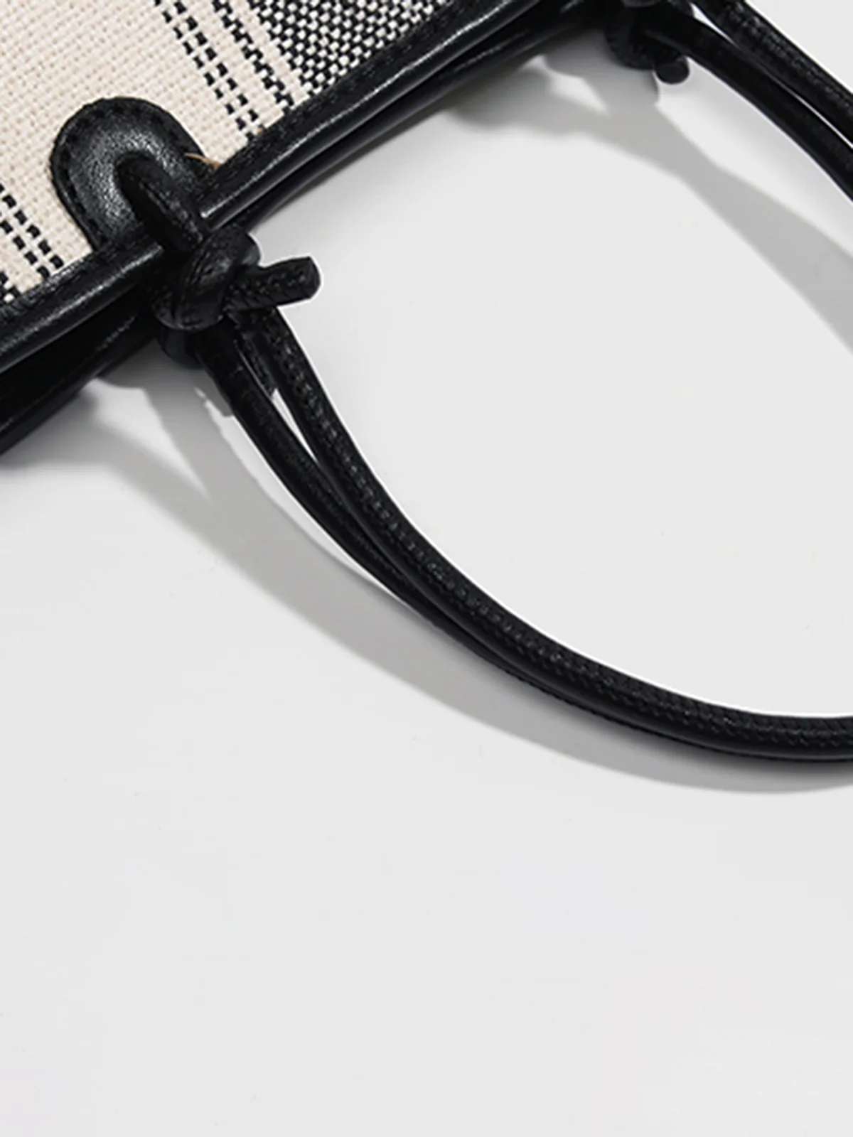 Striped Linen Tote Bag - Wholesalesil