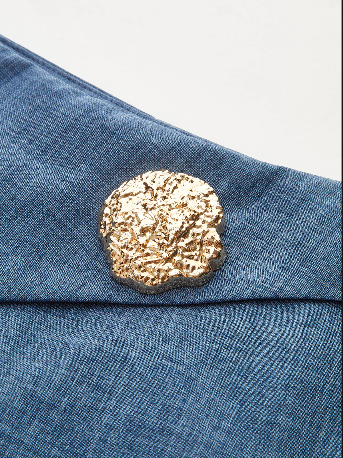 Metal Detail Straight-Leg Pants - Wholesalesil