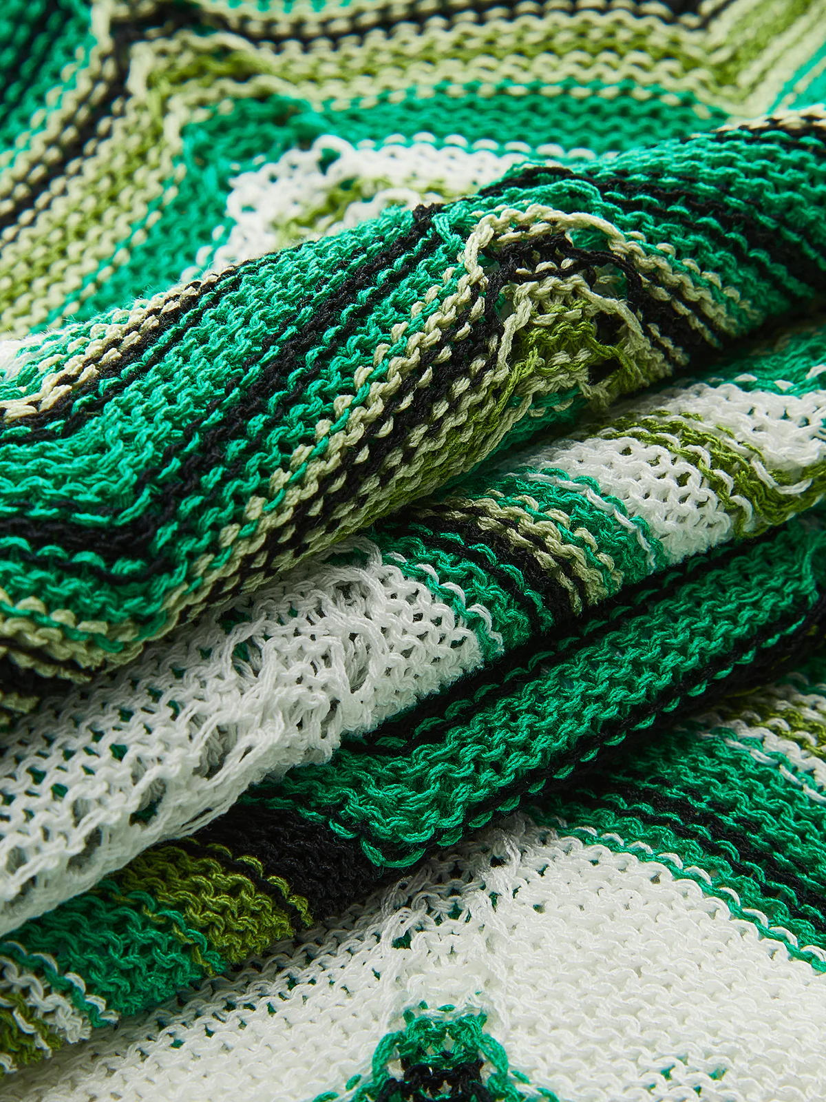 Chevron-Patterned Tie-Strap Knit Midi Dress - Wholesalesil