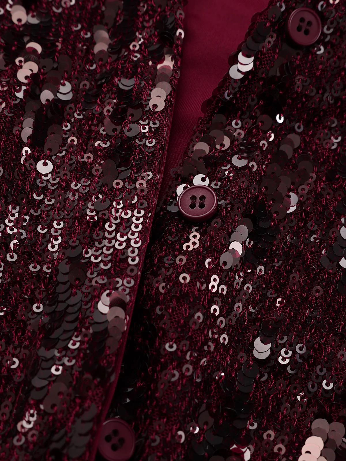 Collared Long Sleeve Sequin Bodysuit - Wholesalesil