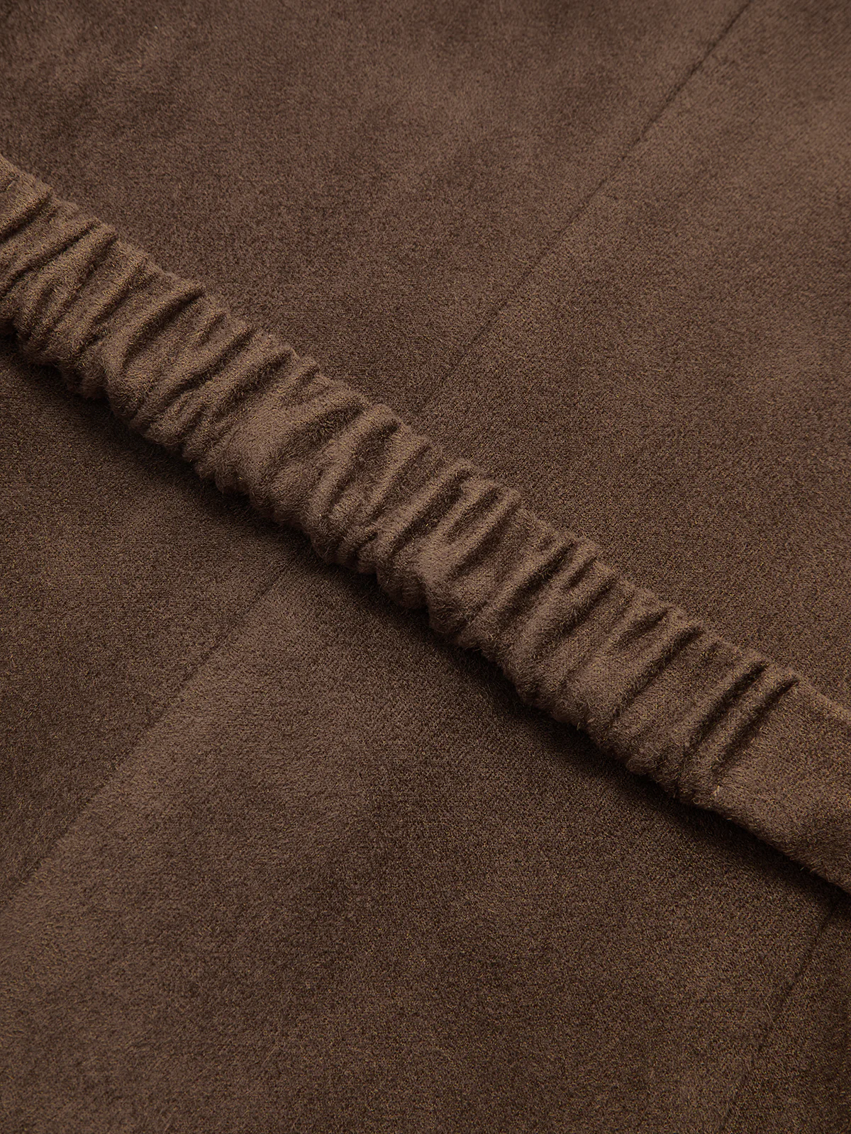 Belted Suede Effect Button-Front Vest - Wholesalesil