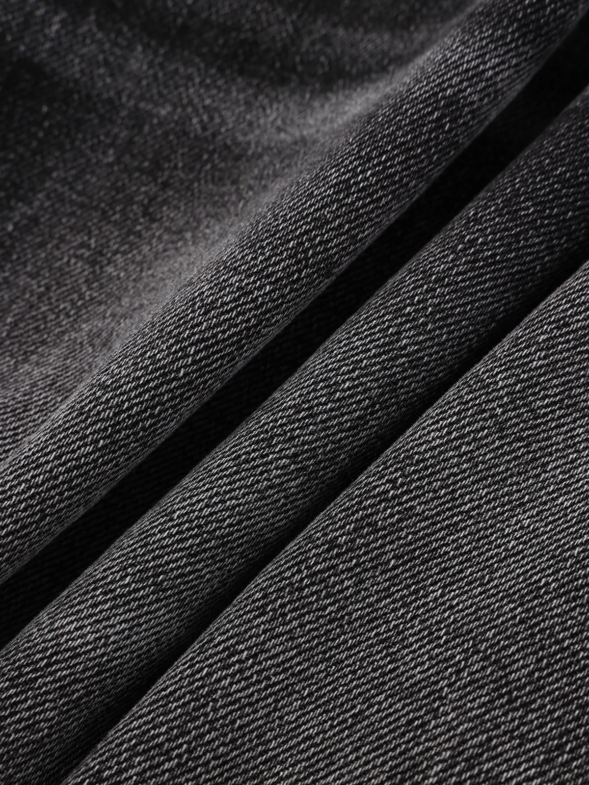 Washed Denim Curved-Leg Jeans - Wholesalesil