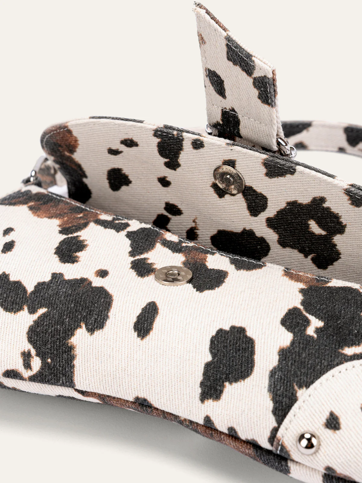 Animal Print Buckle Shoulder Bag - Wholesalesil