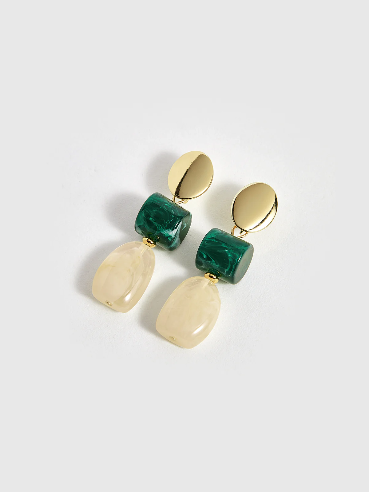 Geometric Drop Earrings - Wholesalesil