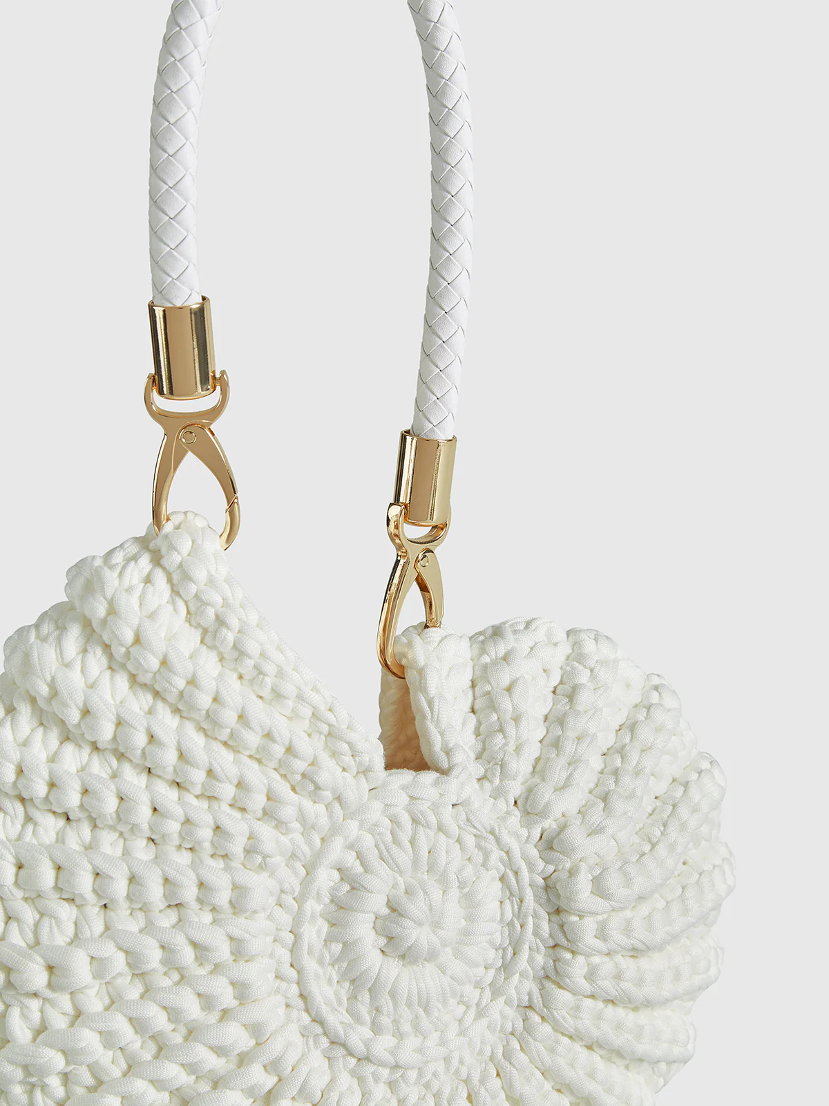 Crocheted Conch-Shaped Handbag - Wholesalesil