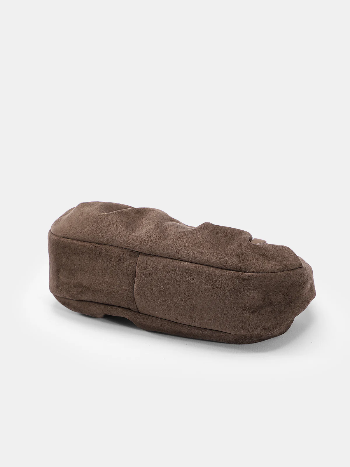 Faux Suede Knotted Top Handle Bag - Wholesalesil