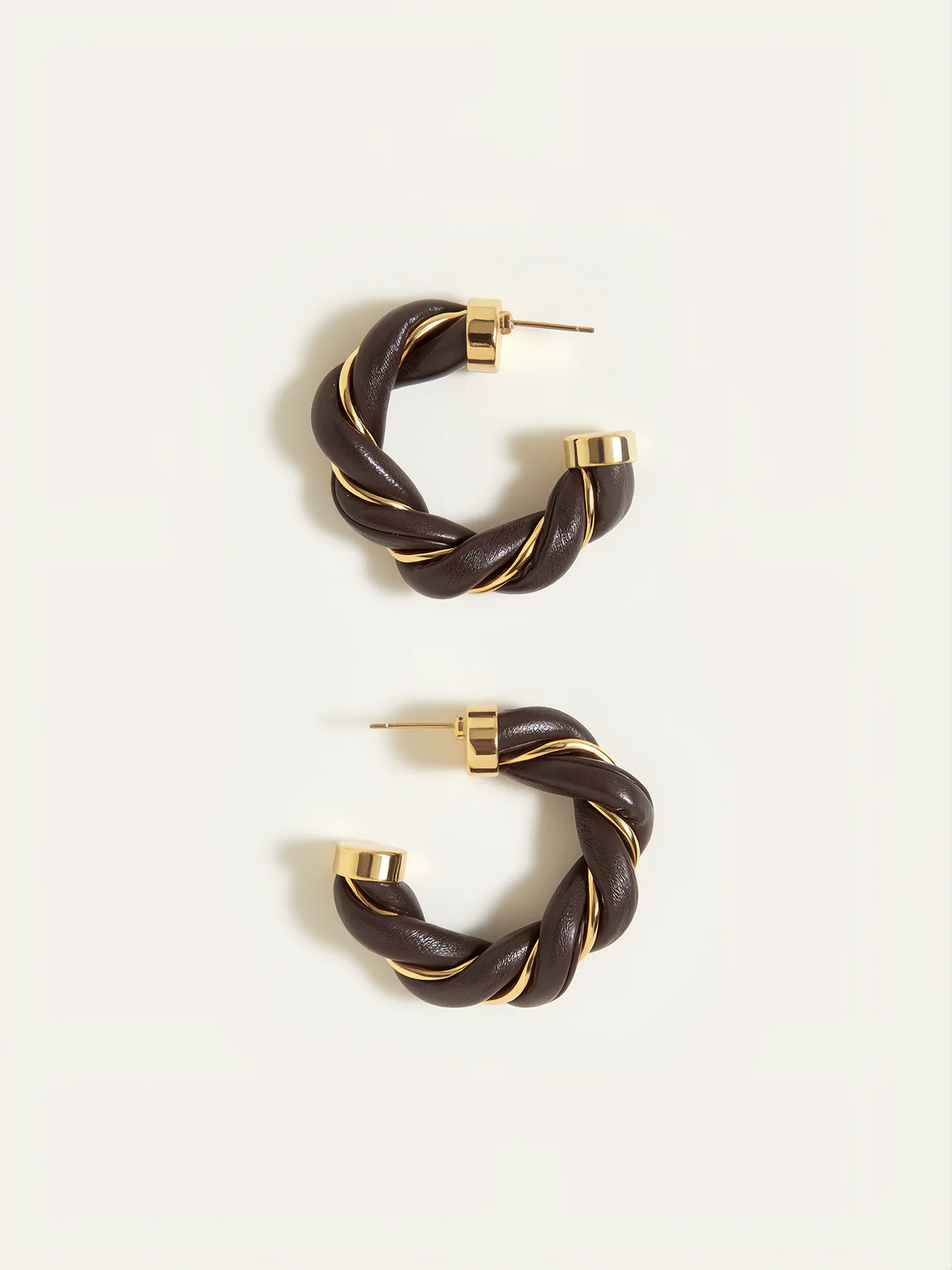 Twisted Hoop Earrings - Wholesalesil