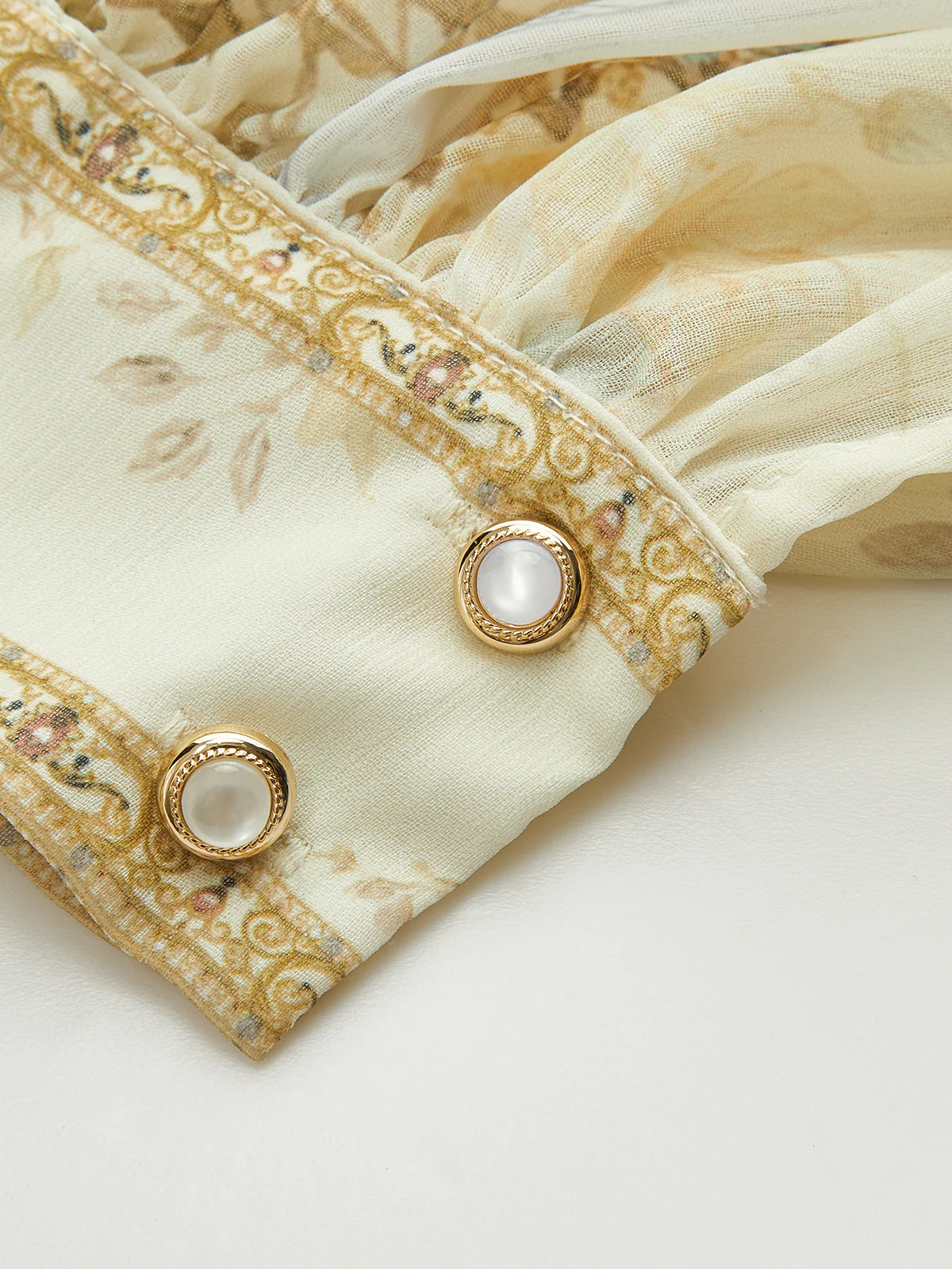 Semi-Sheer Chiffon Floral Printed Ruffled Mini Dress - Wholesalesil