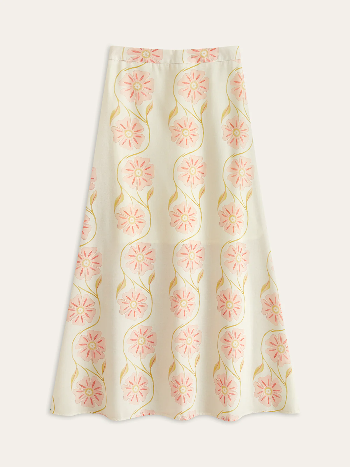 Floral Print Maxi Skirt - Wholesalesil