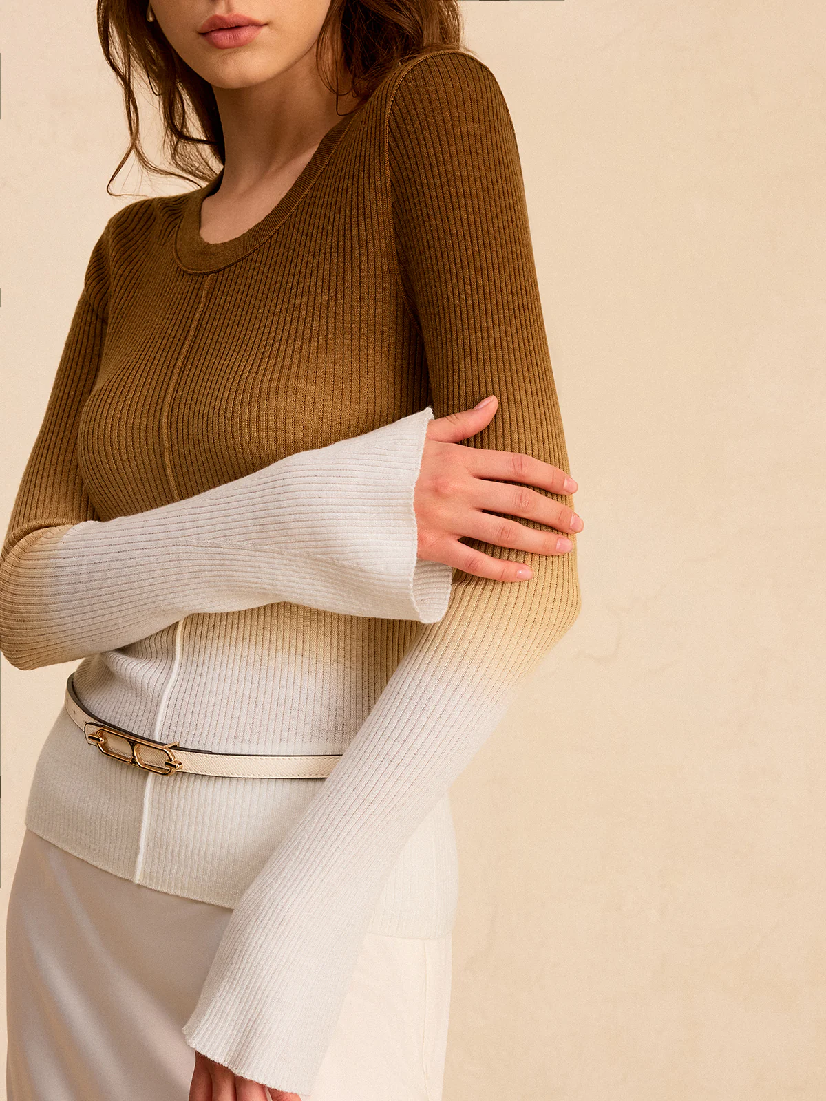 Ombre Slim Knit Top - Wholesalesil