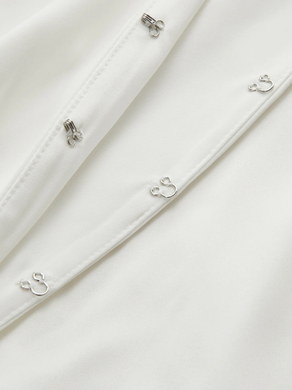 Satin Hook-and-Eye Bodysuit - Wholesalesil