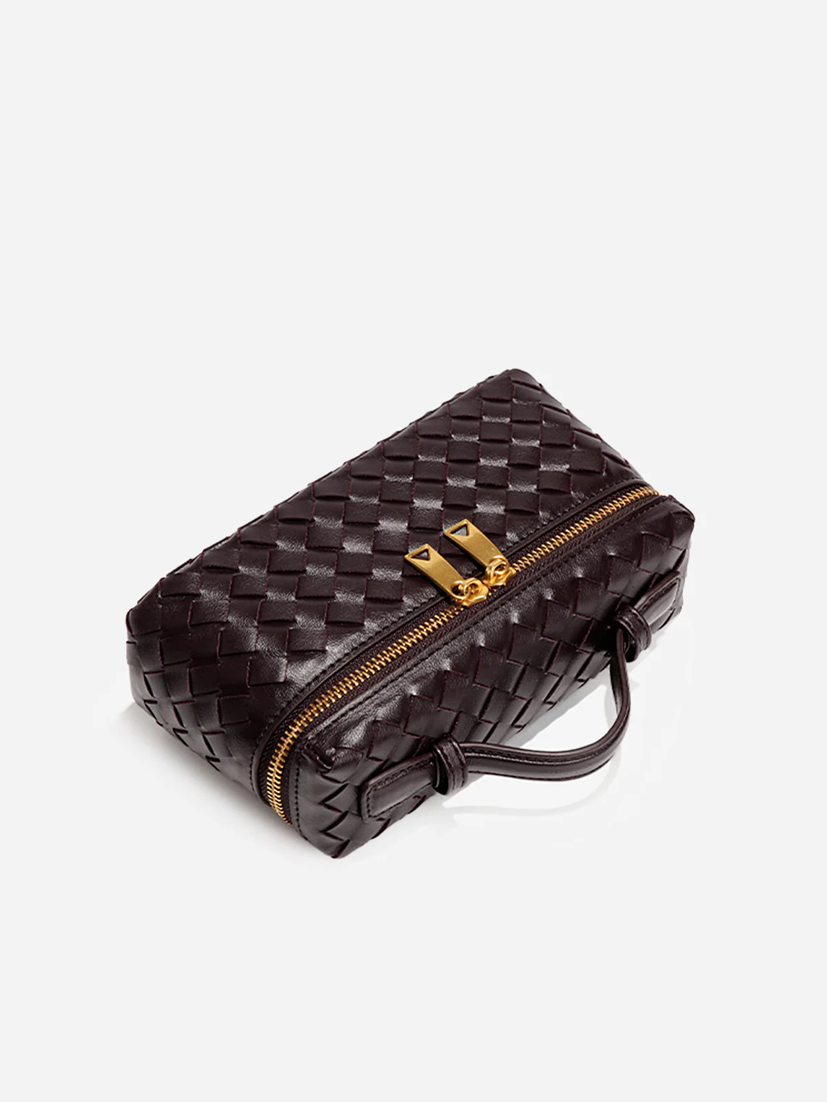Woven PU Leather Box Bag - Wholesalesil