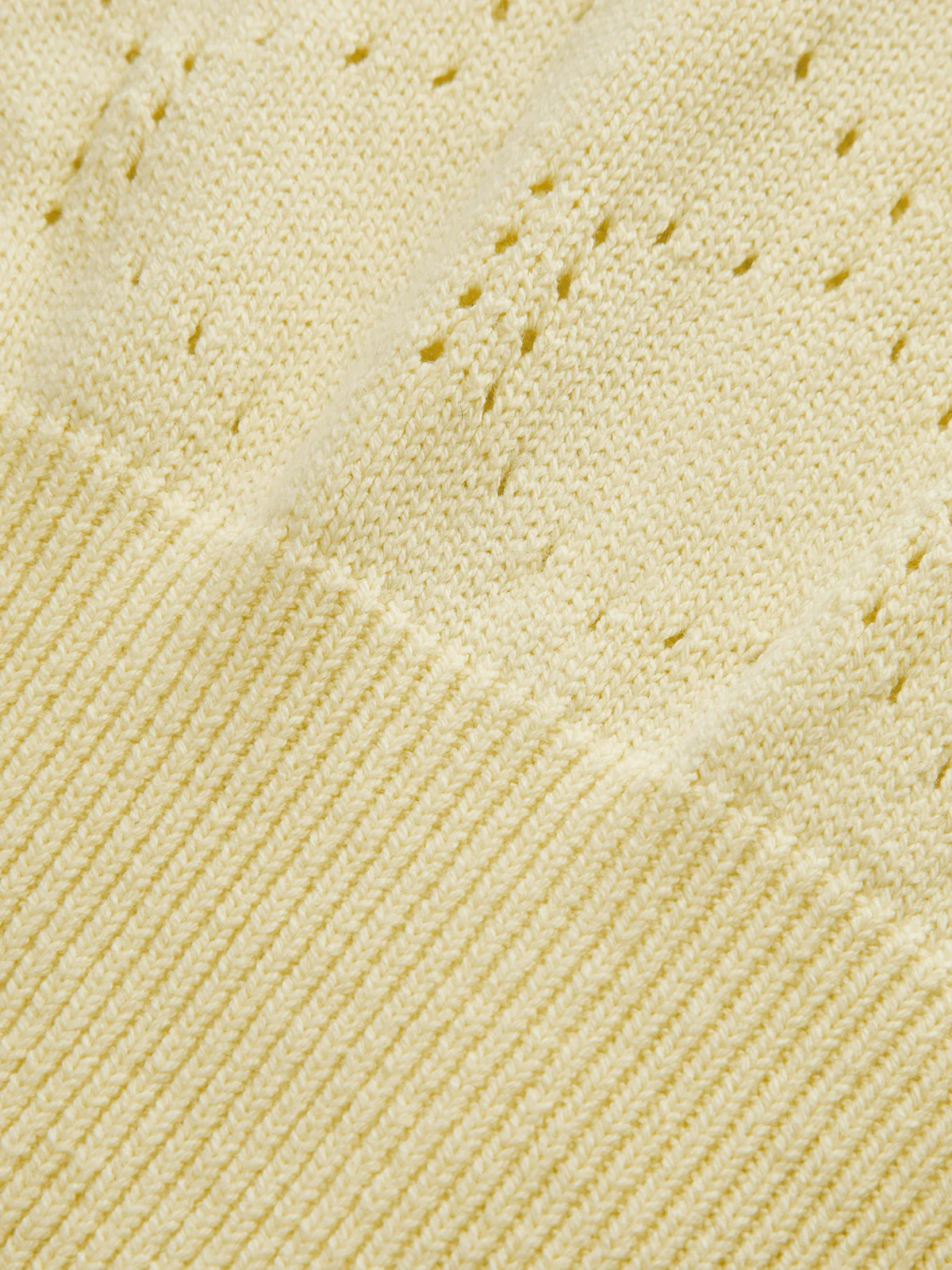 Eyelet Knit Short Sleeve Cardigan - Wholesalesil