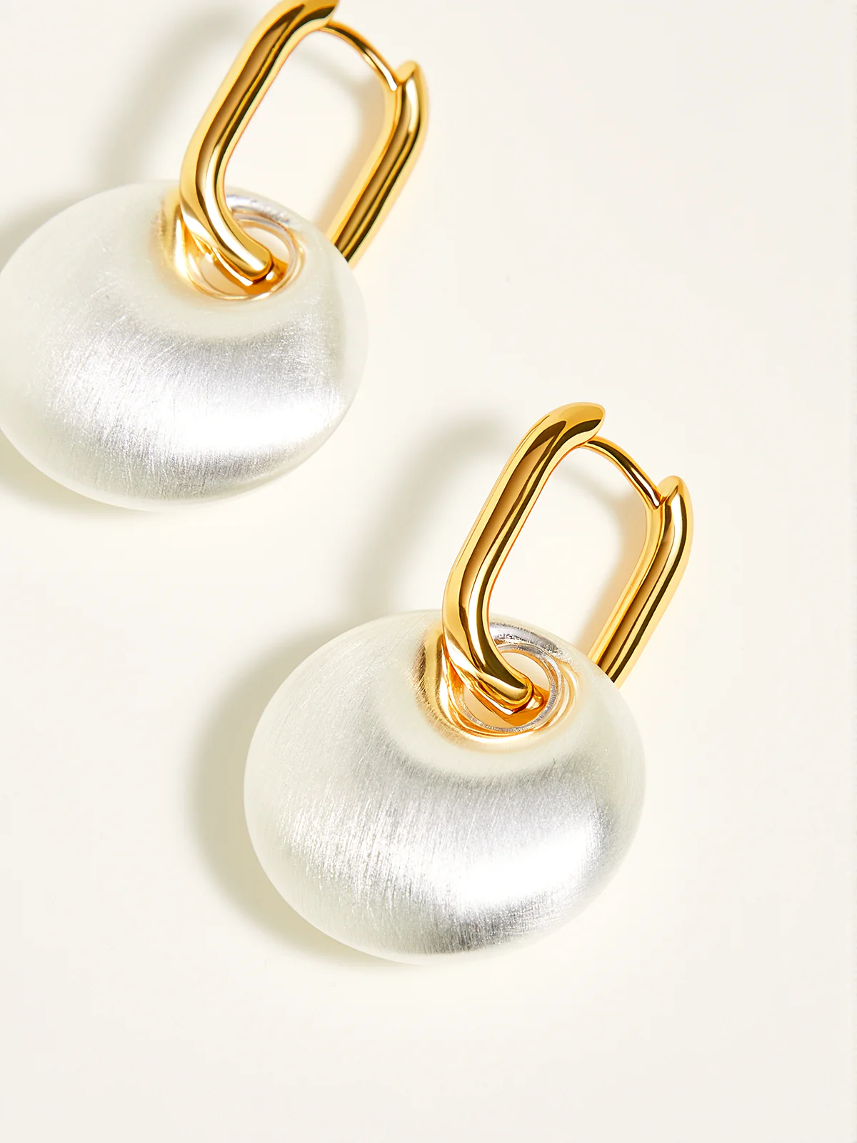 Matte Pearl Drop Earrings - Wholesalesil