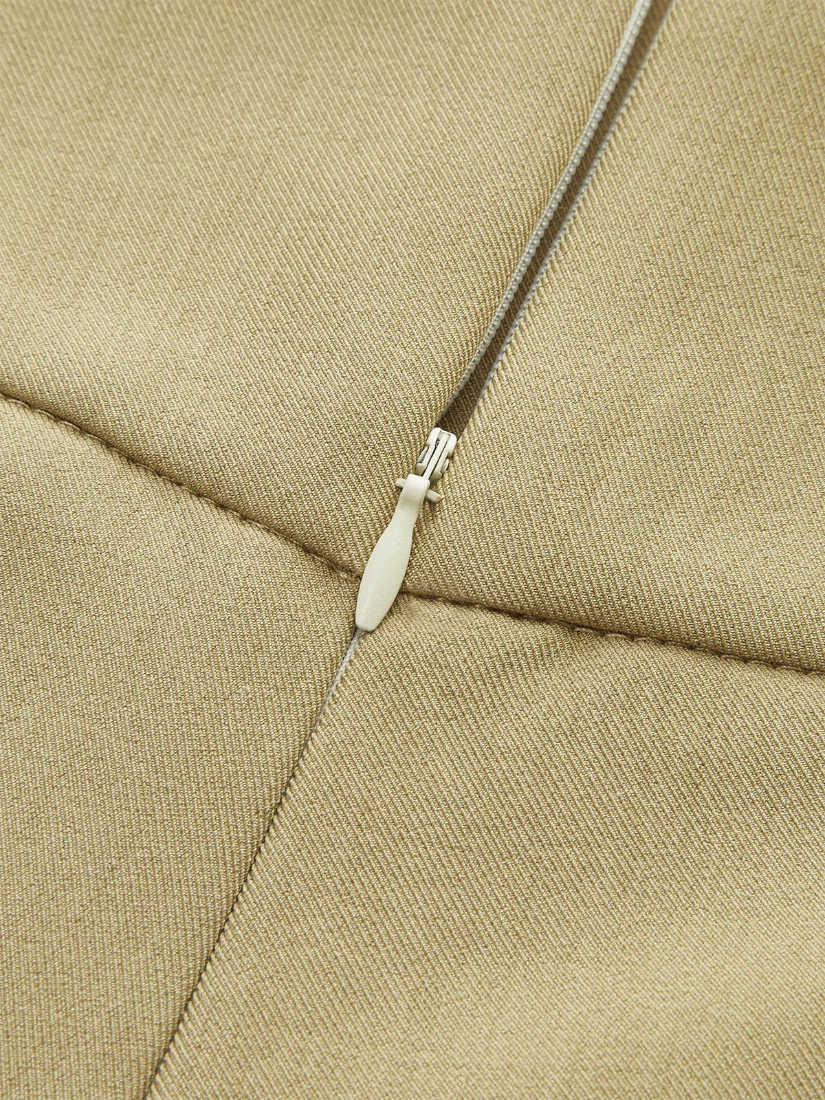 Asymmetric Ruched Mid-Waisted Pants - Wholesalesil