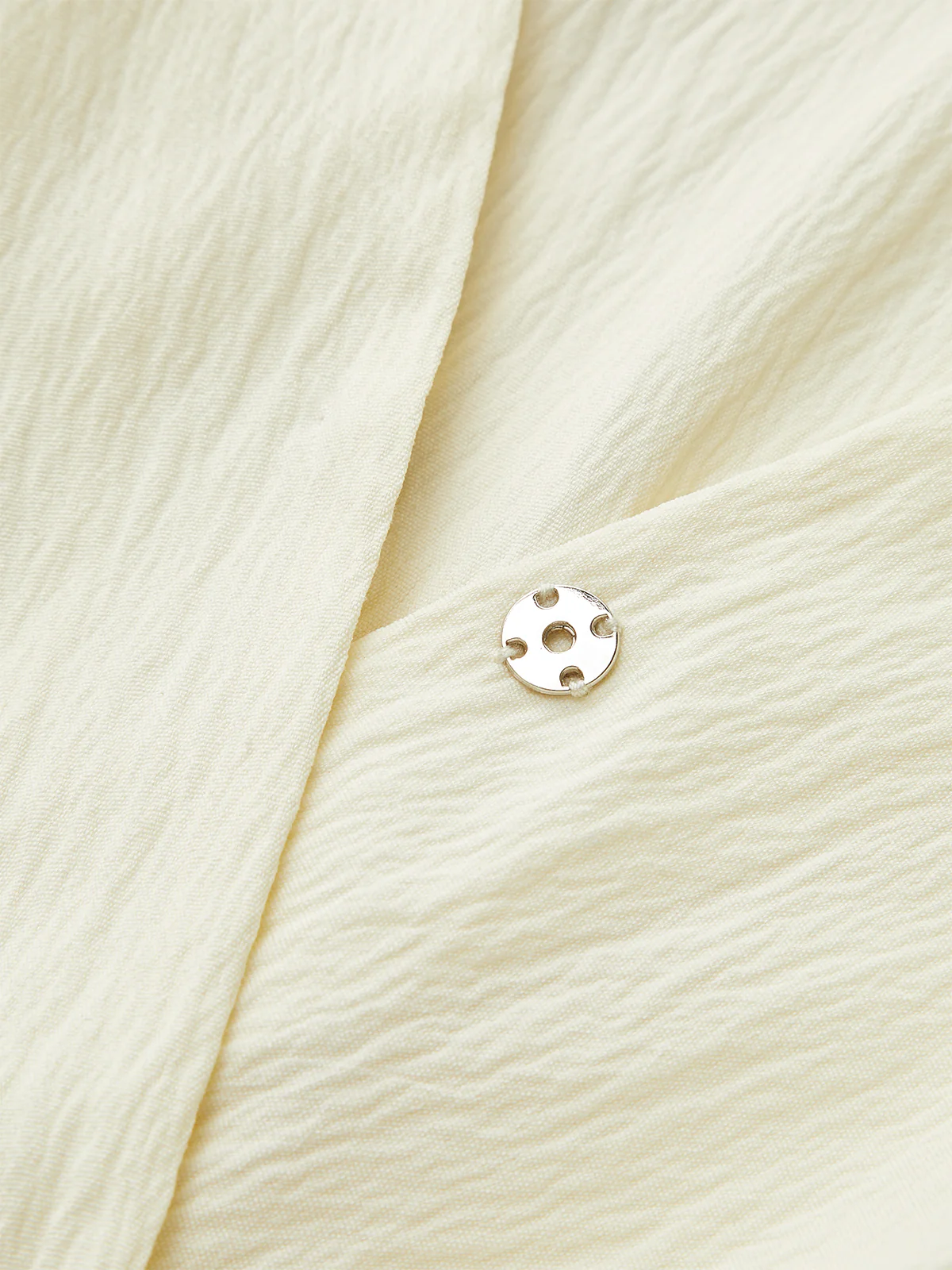 Ruched Short Sleeve Collared Top - Wholesalesil