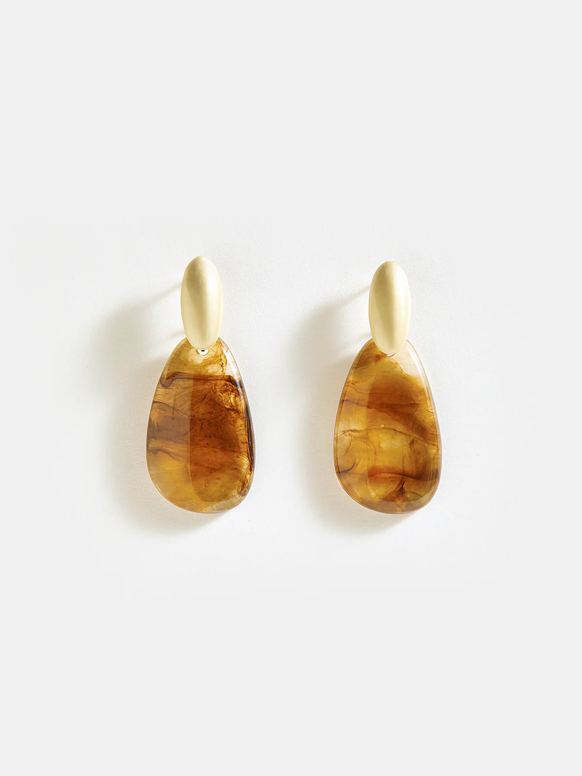 Oval Teardrop Earrings - Wholesalesil