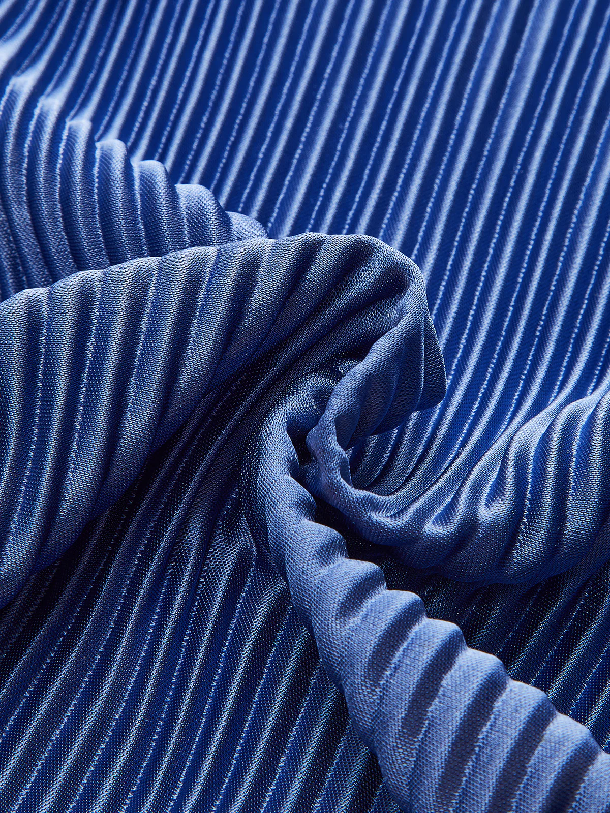 Pleated Twist-Front Midi Dress - Wholesalesil