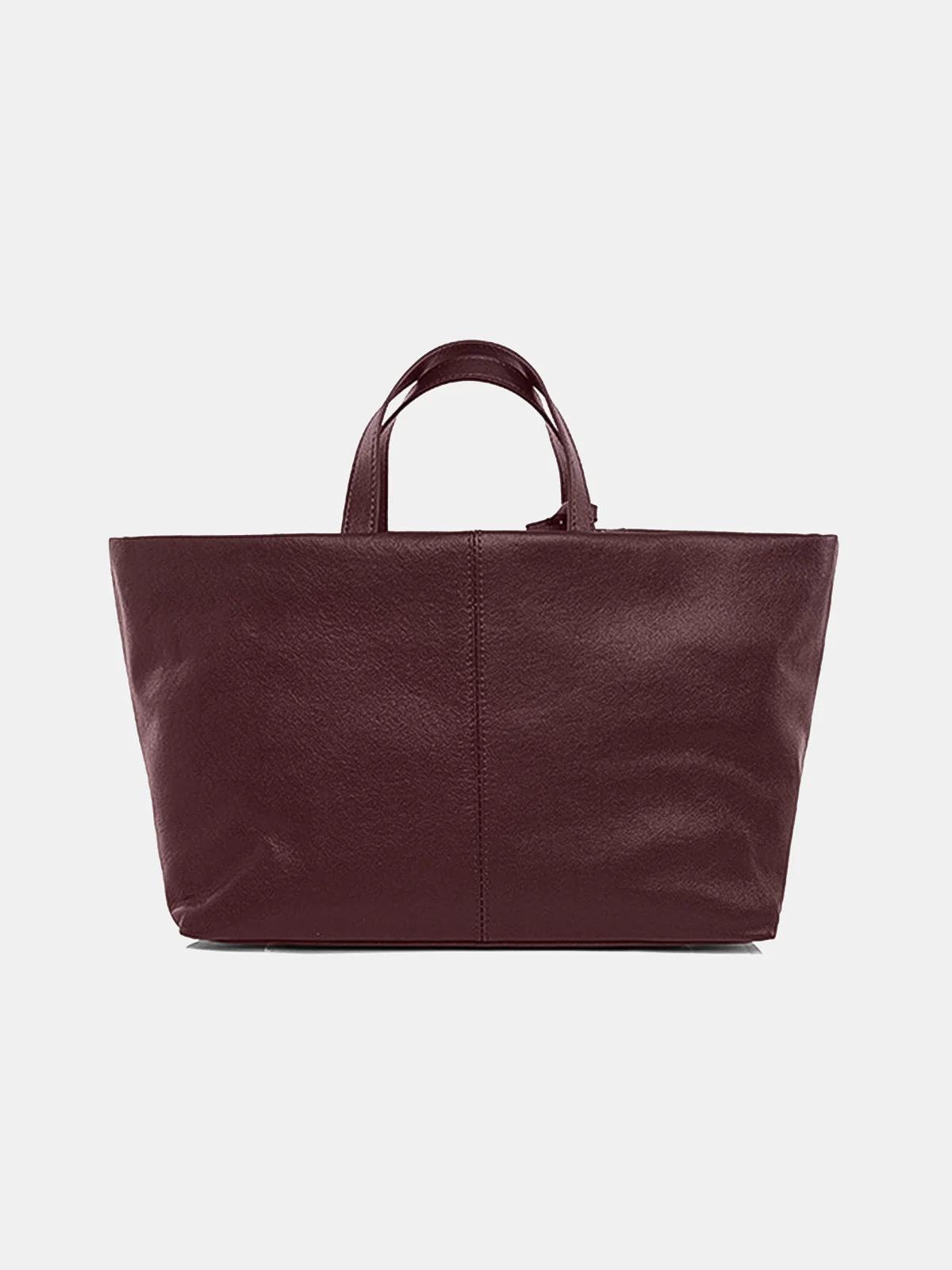 Faux Leather Large-Capacity Tote Bag - Wholesalesil