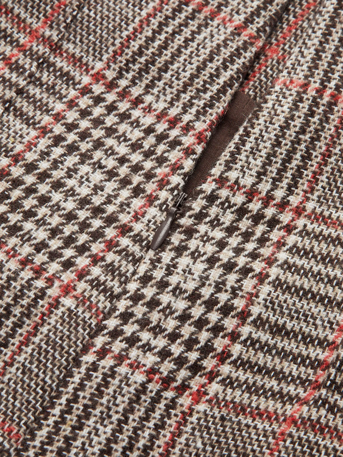 High-Waist Plaid Tweed Shorts - Wholesalesil