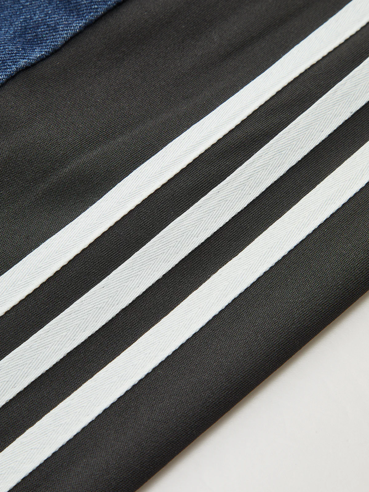 Striped Side Panel Mid-Waist Jeans - Wholesalesil