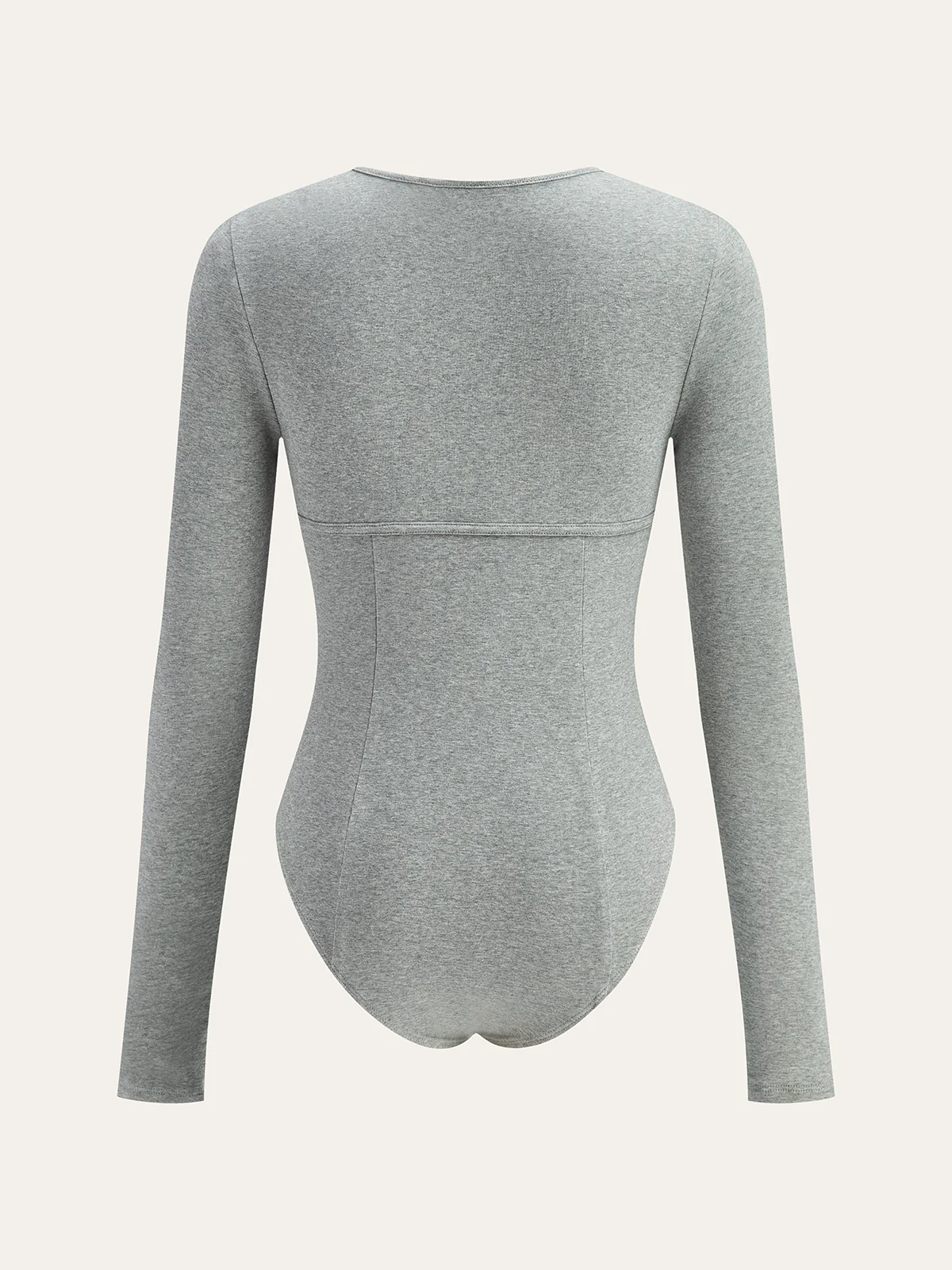 Long Sleeve Contour Bodysuit - Wholesalesil