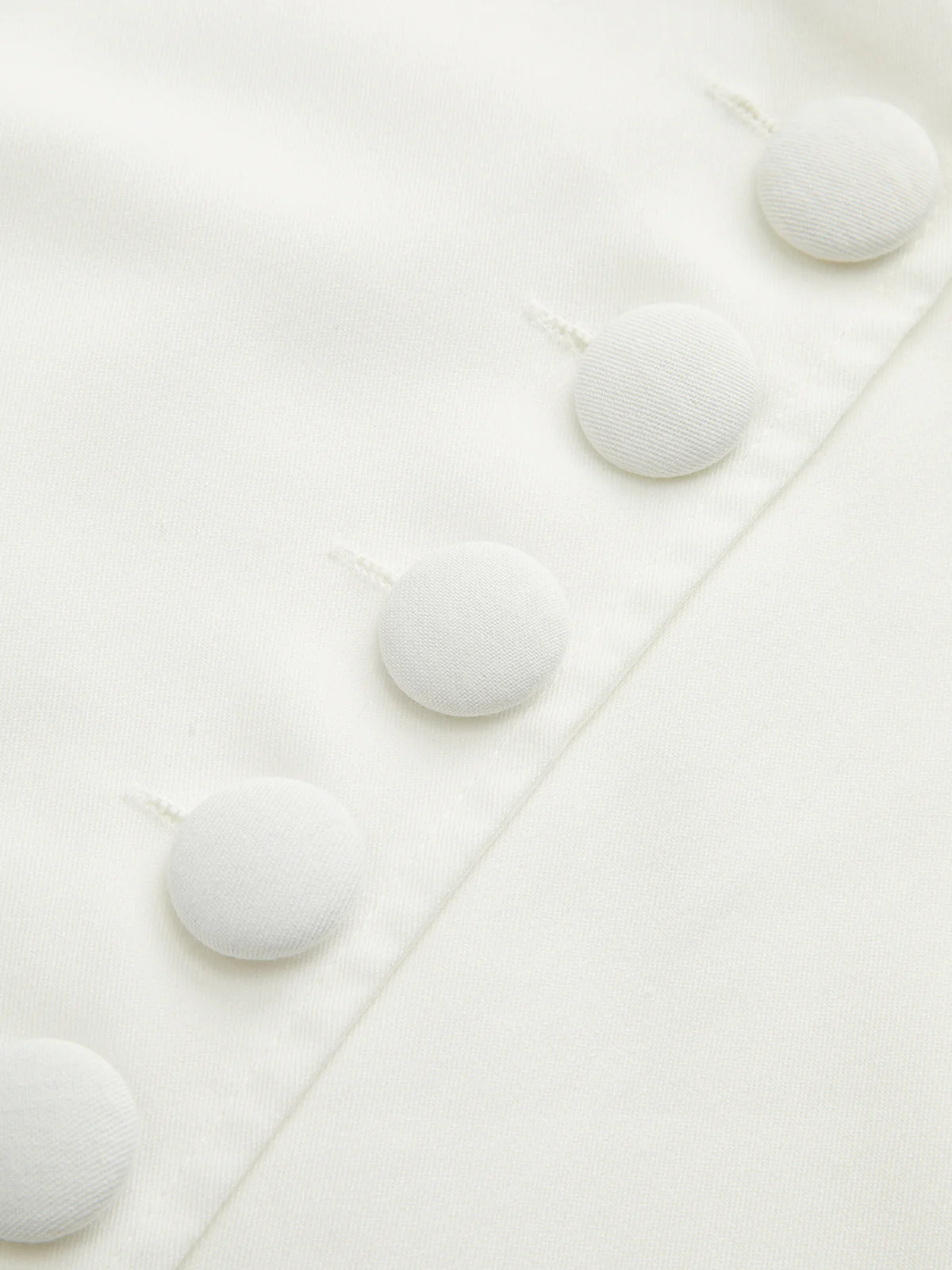 V-Neck Button Midi Dress - Wholesalesil