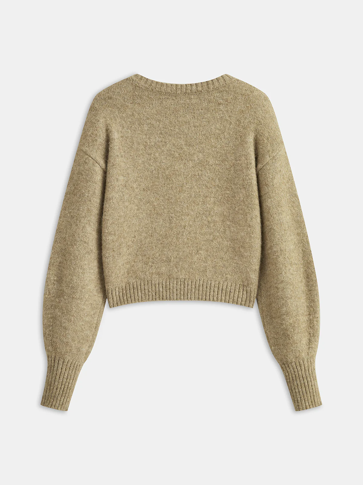 Triangle Button Wool Blend Cardigan - Wholesalesil