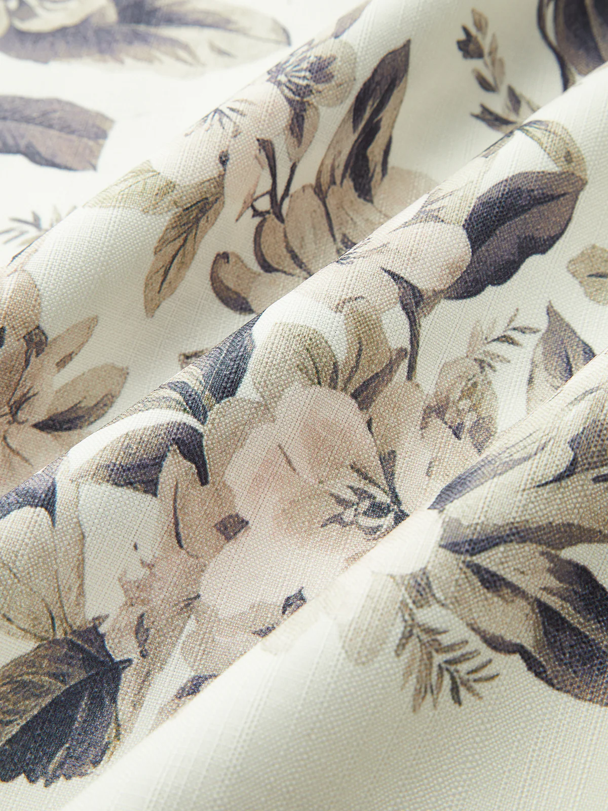 Floral Print Stand Collar Belted Midi Dress - Wholesalesil