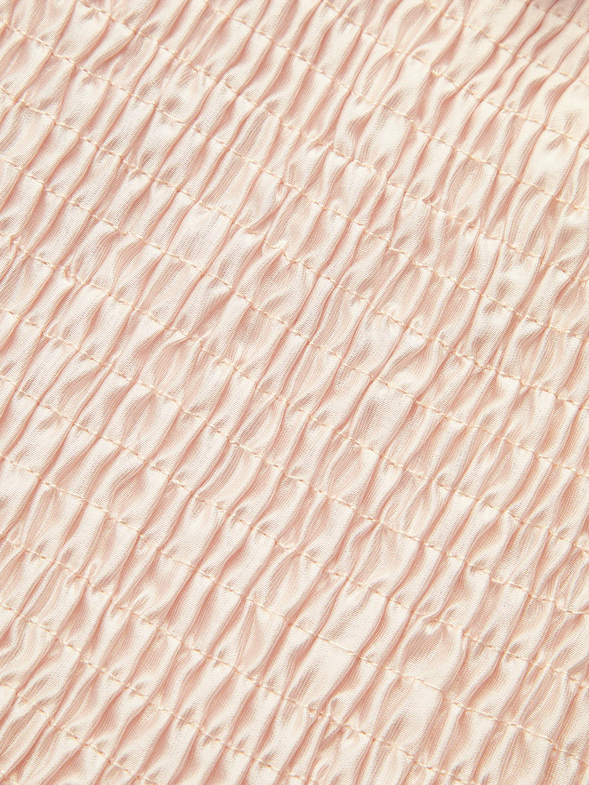 Semi-Sheer Ruffled Metal Decor Waist-Cinching Top - Wholesalesil