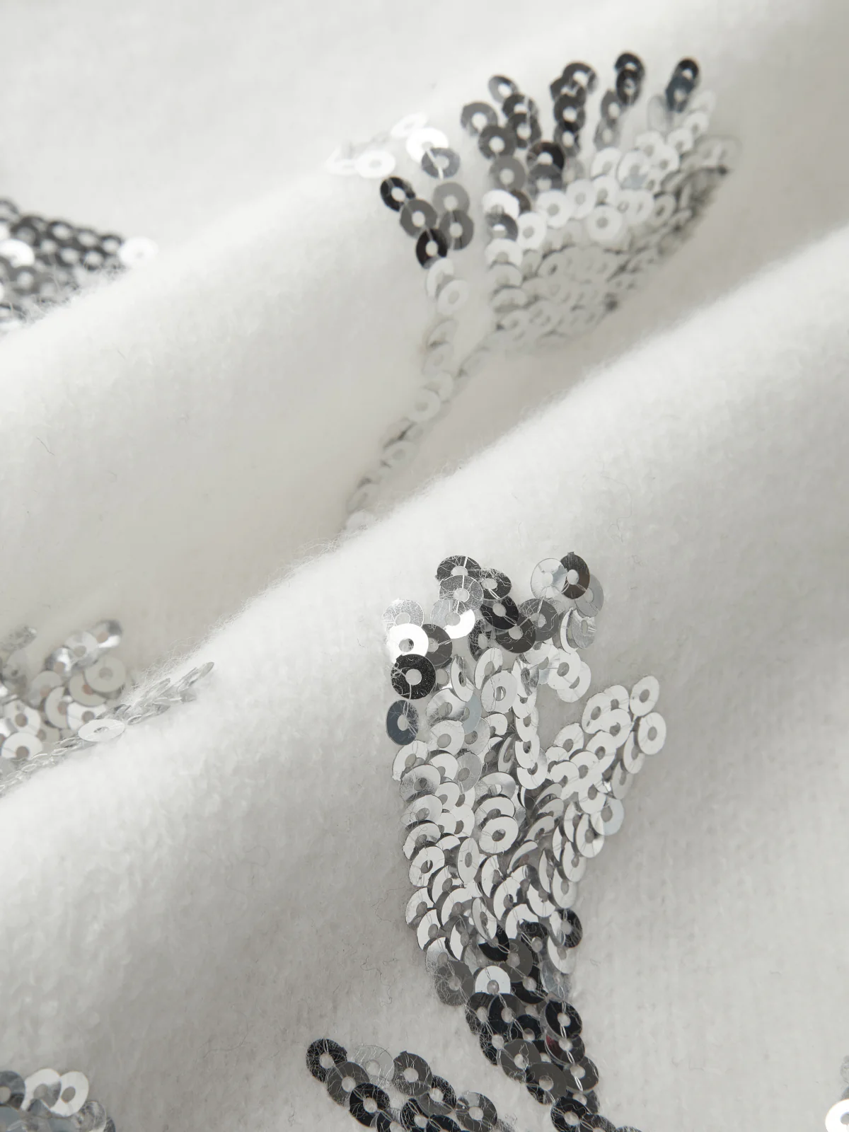 Sequin Floral Oversized Sweater - Wholesalesil