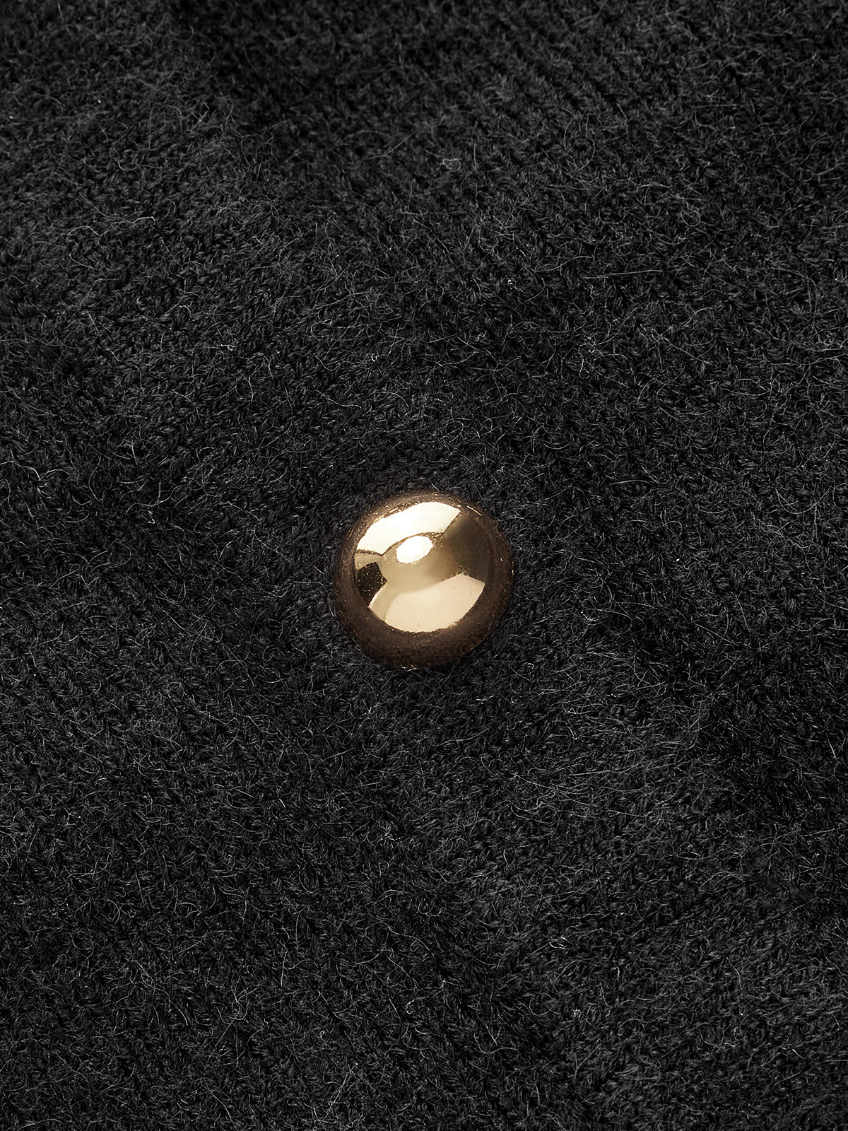 Bow Detail Metal Button Knit Cardigan - Wholesalesil