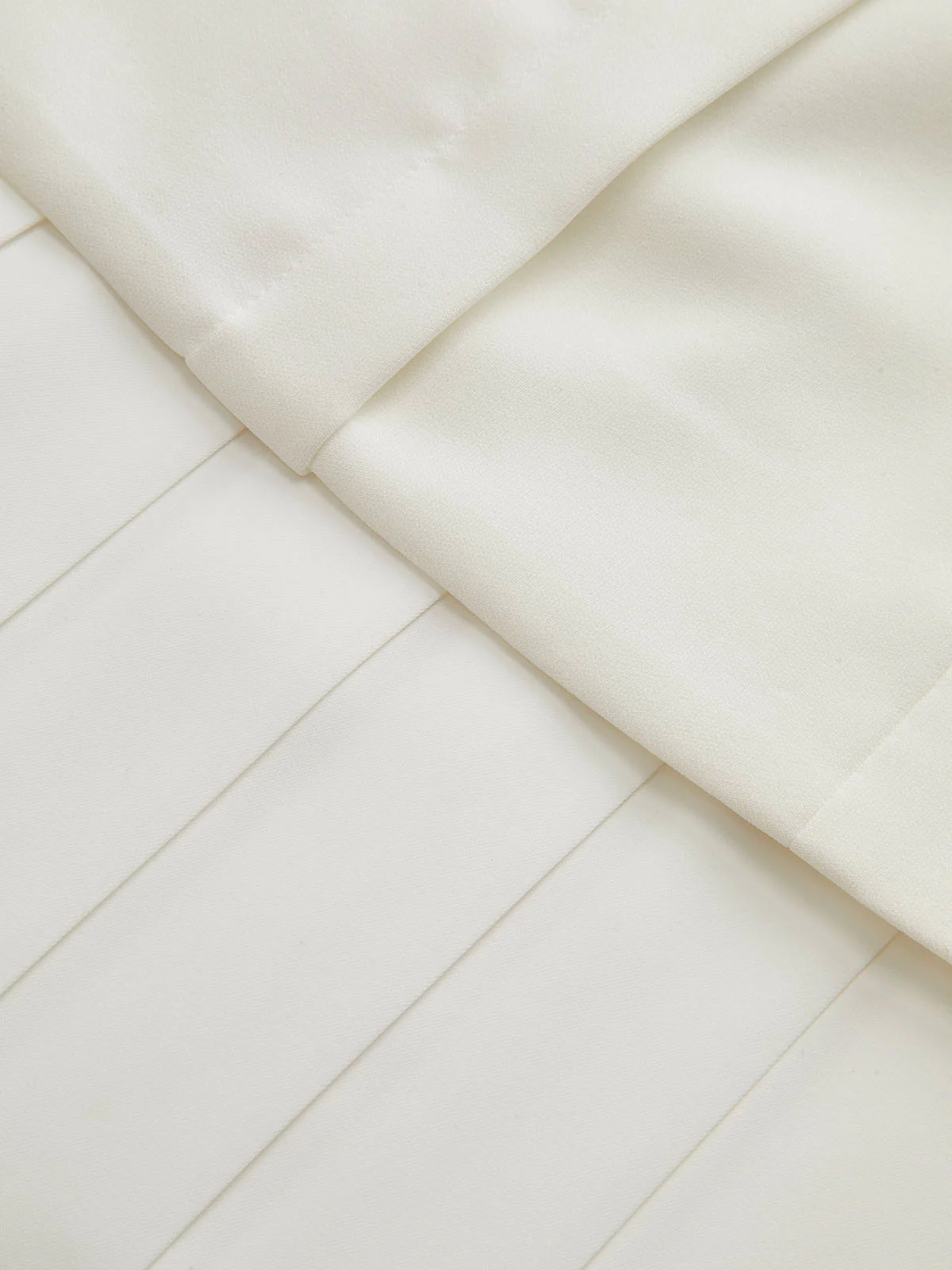 Pleated Strapless Maxi Dress with Detachable Strap - Wholesalesil