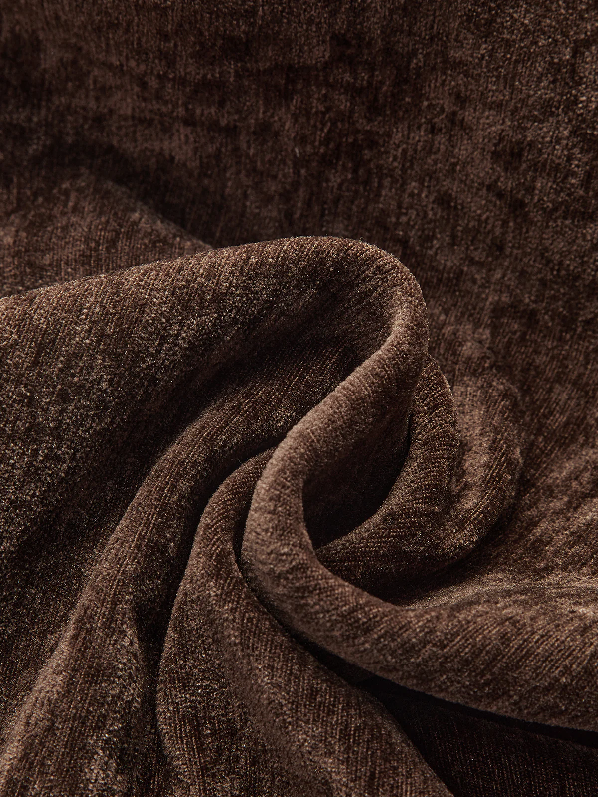 Mid-Waist Velvet Wide-Leg Pants - Wholesalesil