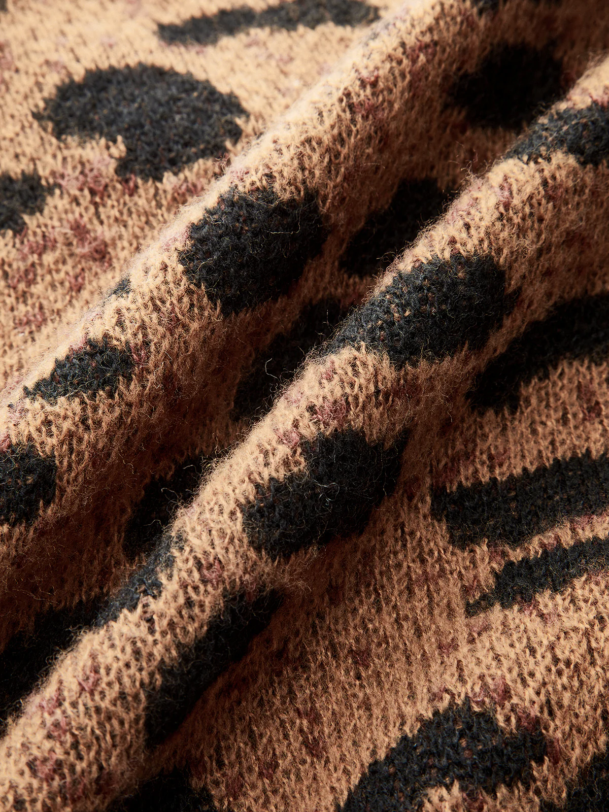 Leopard Print Bow Tie Cardigan - Wholesalesil