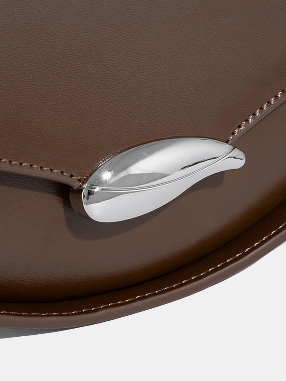 PU Leather Curved Shoulder Bag - Wholesalesil