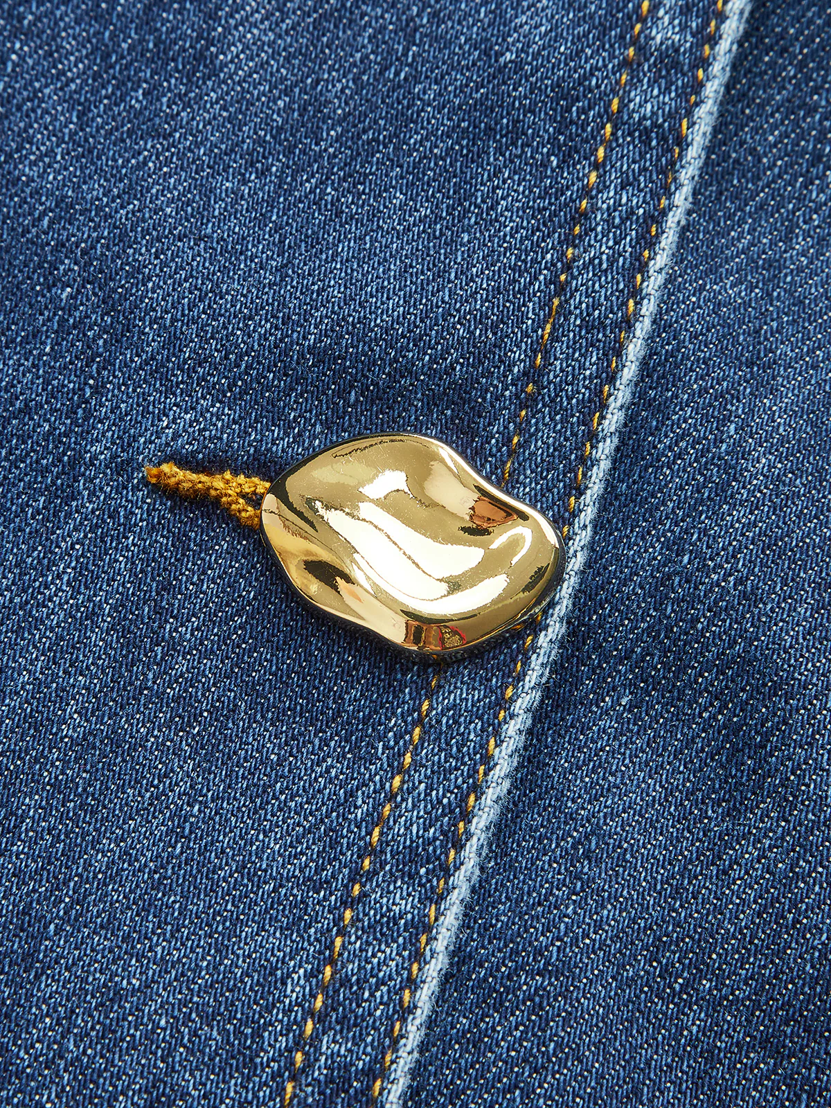 Pocketed Belted Denim Dress - Wholesalesil