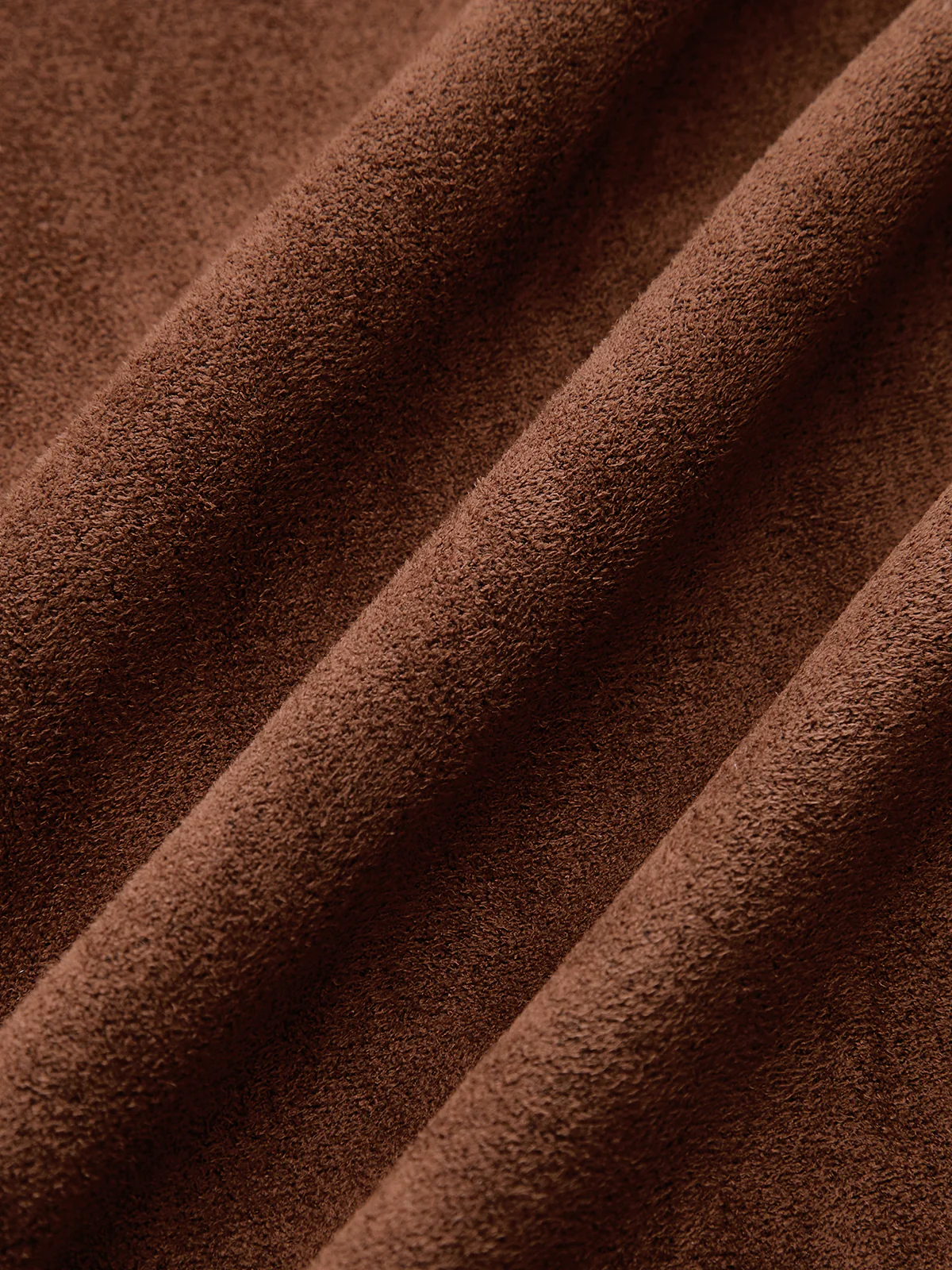 Suede Effect Back Zip Ruched Short-Sleeve Top - Wholesalesil