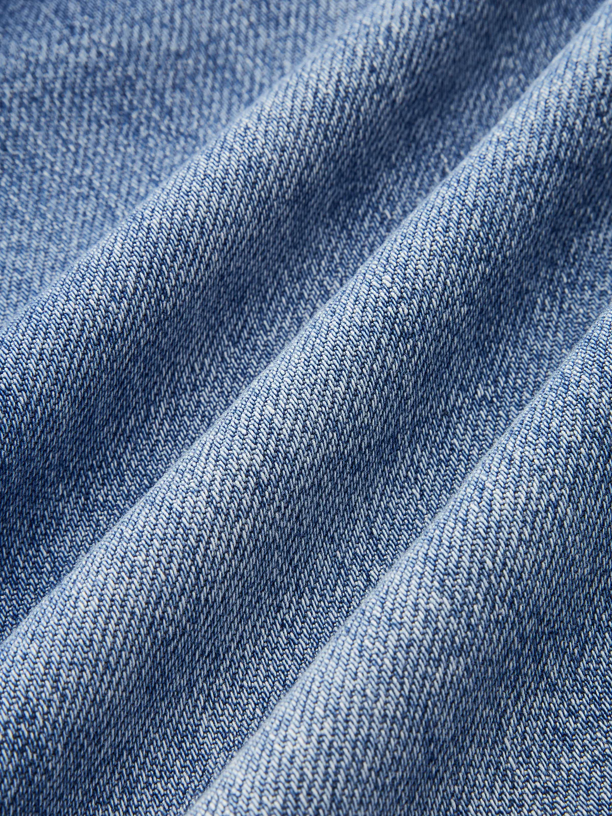 Denim Curved-Leg Jeans - Wholesalesil