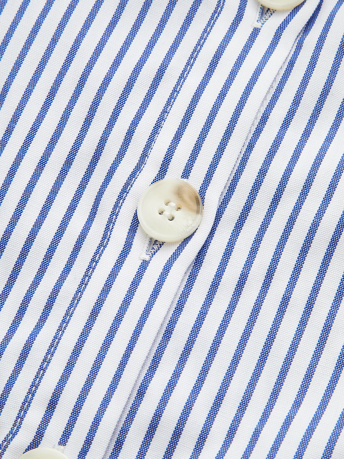 Off-Shoulder Striped Button Front Collared Dress - Wholesalesil