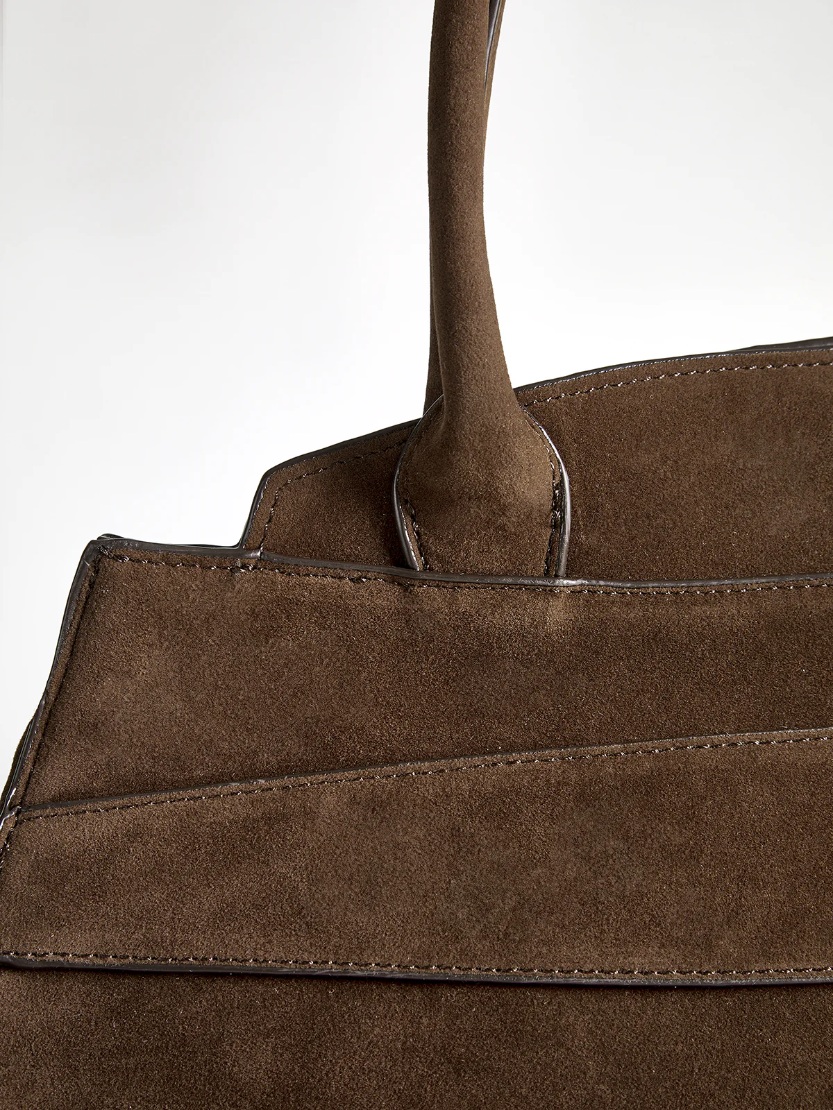 Suede Top-Handle Tote Bag - Wholesalesil