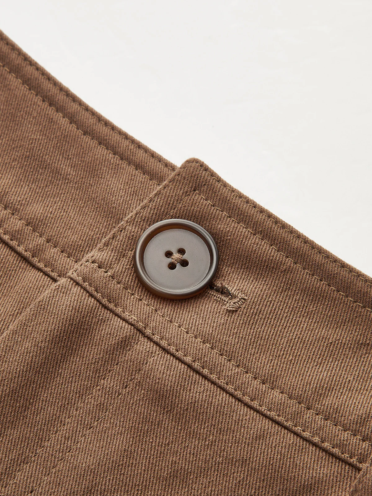 Cotton Mid-Waist Wide-Leg Pants - Wholesalesil